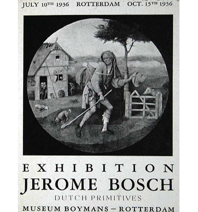 Exposición "Jerome Bosch. Dutch Primitives" en el  Museo Boymans (1936)