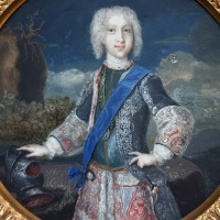 Retrato del príncipe Carlos Eduardo Estuardo, el "Joven pretendiente". Miniatura del Museo Lázaro Galdiano