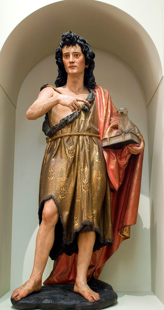 Juan de Mesa y Velasco. "San Juan Bautista". 1623. Madera tallada y policromada, 136 cm. Museo de Bellas Artes de Sevilla (CE0183E)